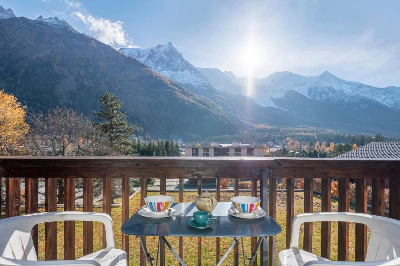 Nice Studio With Balcony In Chamonix Exterior foto