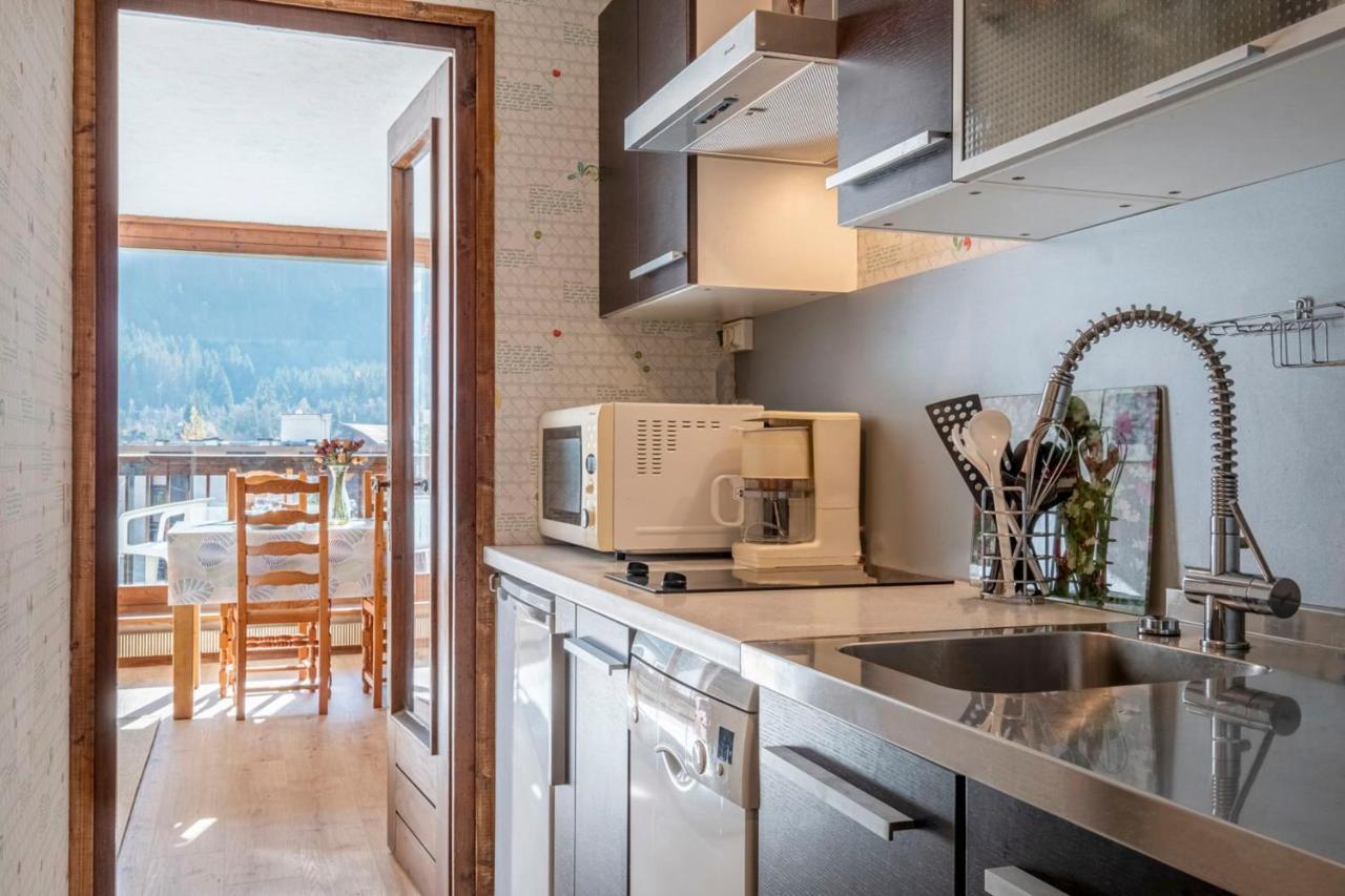Nice Studio With Balcony In Chamonix Exterior foto